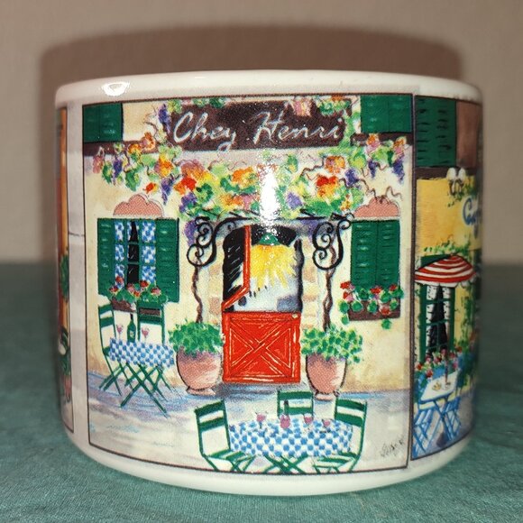 Cup Holder small vase Ceramic French Design Vintage boho Bohemian academia - Picture 2 of 5